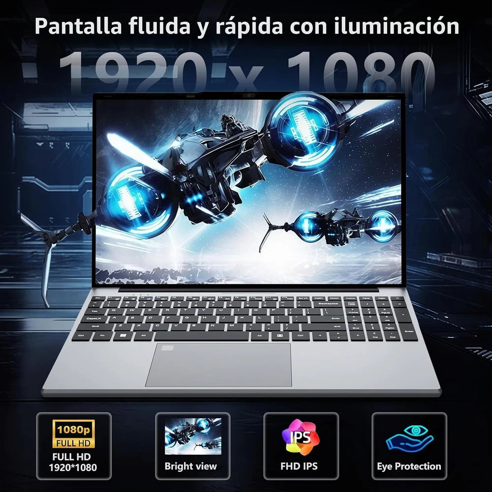 Ordenador Portátil Celeron con Pantalla Full HD