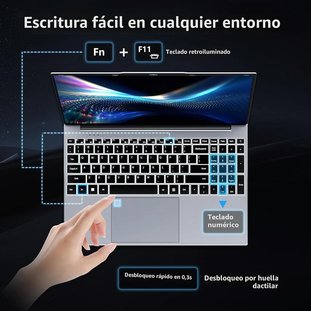 Ordenador Portátil Celeron con Pantalla Full HD