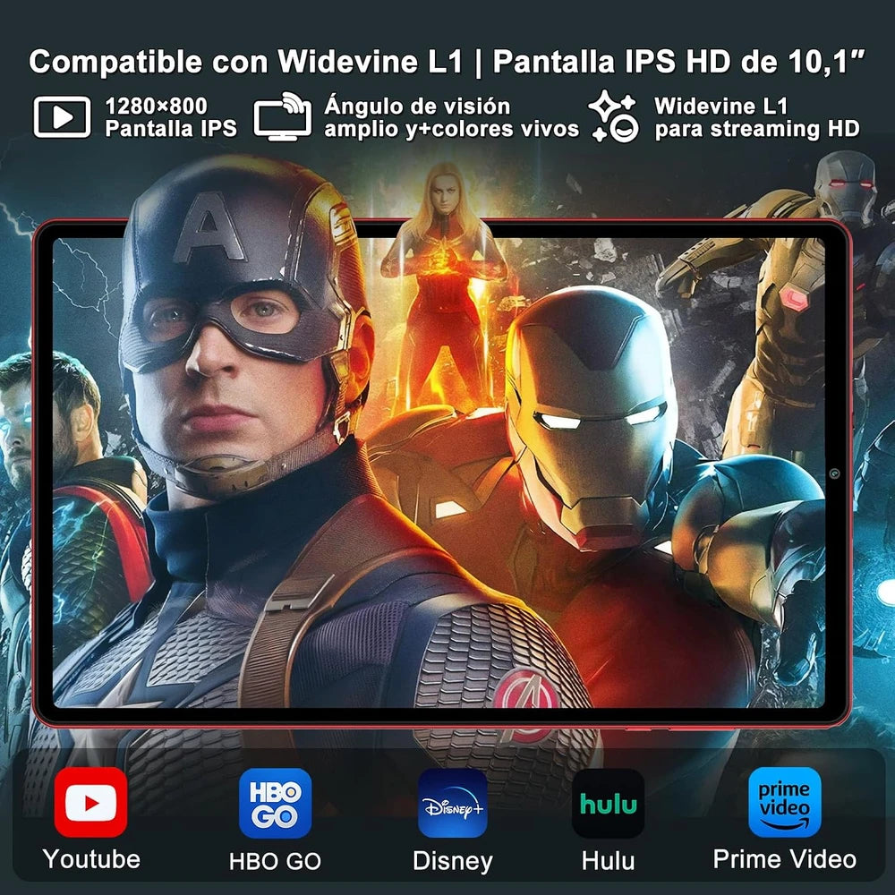 Tablet Roja con Teclado