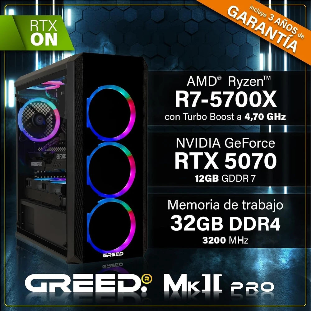 Ordenador Gaming Greed MK2 Pro