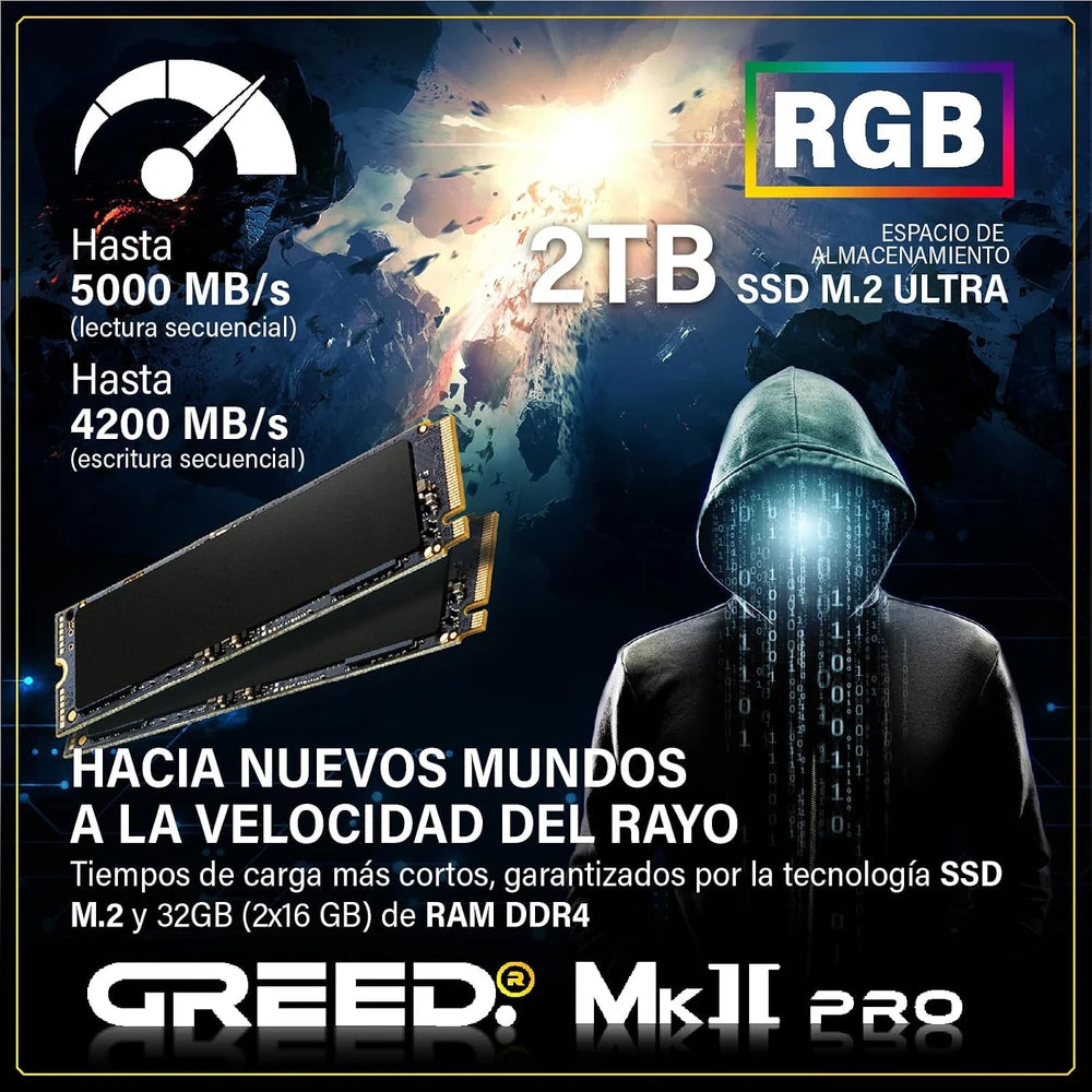 Ordenador Gaming Greed MK2 Pro