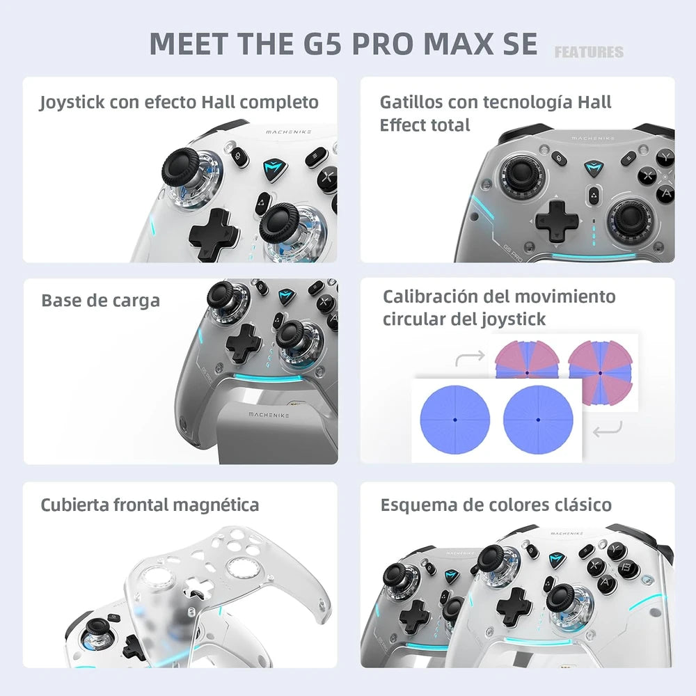 Mando Gaming Inalámbrico con Base de Carga – PC y Consola