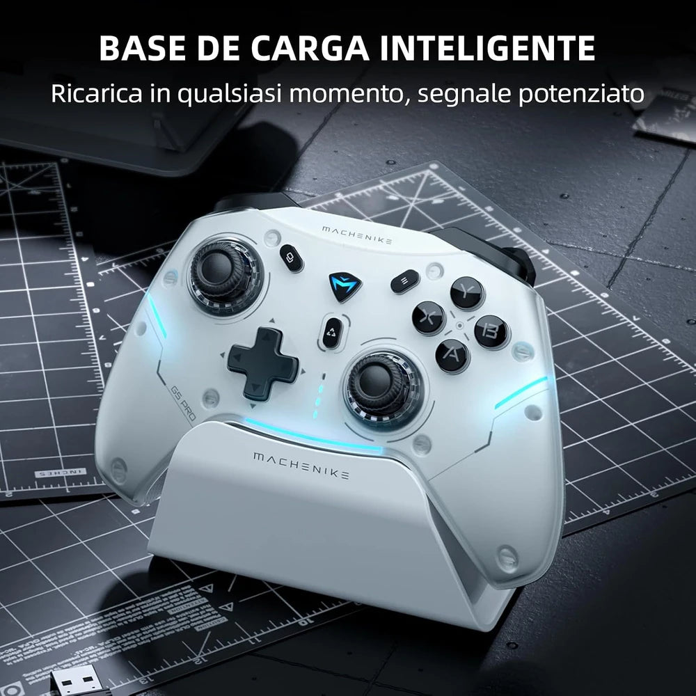 Mando Gaming Inalámbrico con Base de Carga – PC y Consola