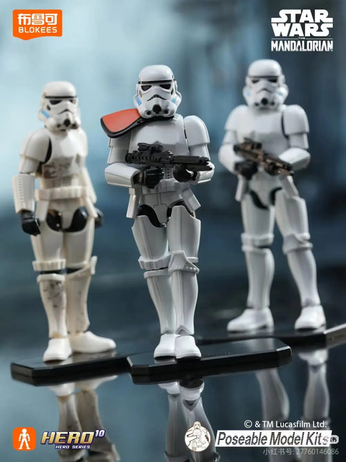 New Blokees Star Wars Star Cluster Series Wave 3 Fire Suppression Assembled Model Blind Box Poseable Figure Collectible Toy Gift