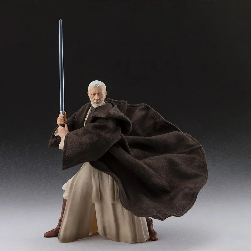 Original en Stock Bandai SHF STAR WARS BEN KENOBI una nueva esperanza figura clásica Ver modelo terminado serie