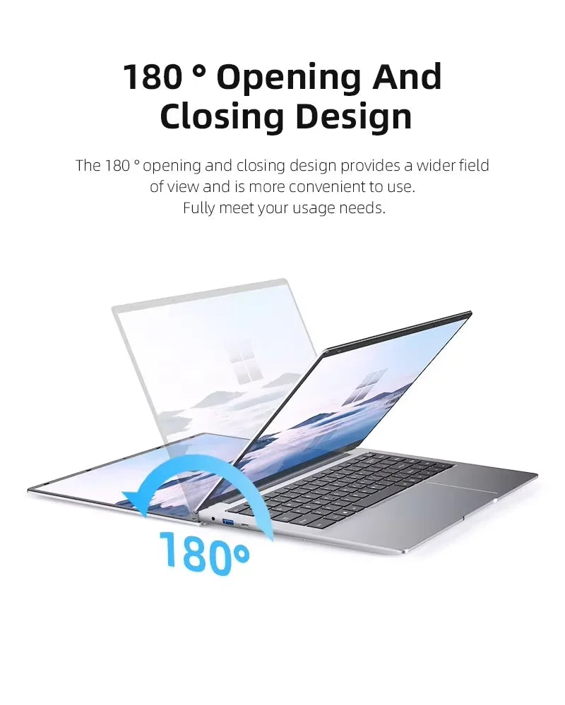 2026 Brand New Intel Core I7-9850H Office Business Laptop 14.1' 12GB DDR3 RAM 512GB 1TB 2TB SSD Windows 11 Notebook Learn Recreation Entertainment Laptops