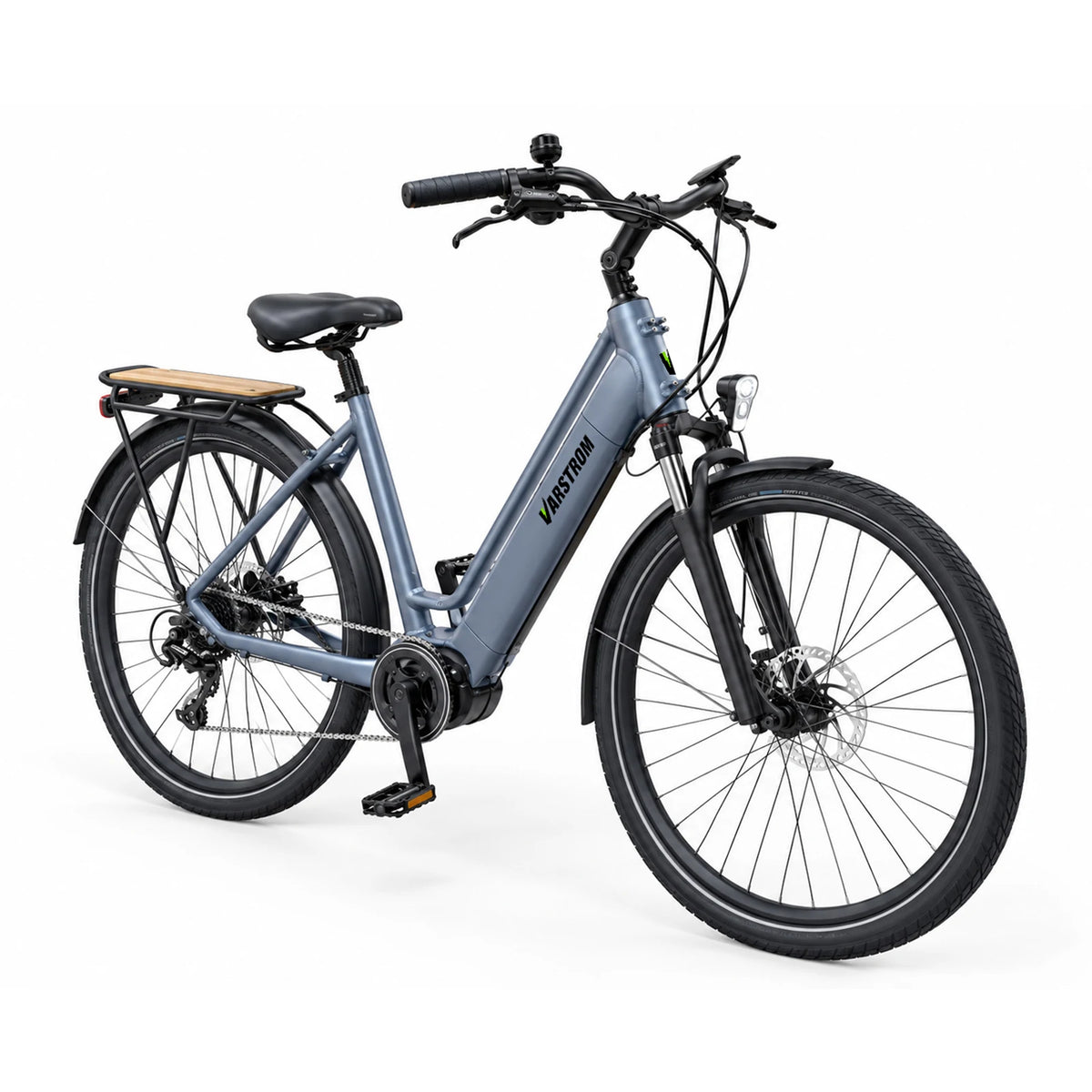 Women City EBike 250W Mid-Drive Motor 25KM/H 65Nm 700C MAGMOVE Electric Bicycle 36V 13Ah Battery 468Wh Up to 120km Range Men Step-over and a Women Step-through Frame Optional for Commuting, eTour, and Delivery