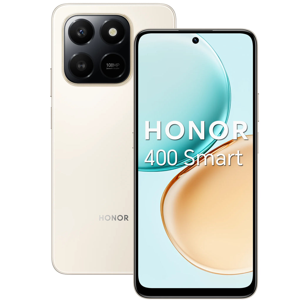 HONOR 400 Smart 4G Smartphone Dual SIM NFC Android 15, 6500mAh, 108MP + 2MP, 6.77", 5 estrellas SGS & IP65