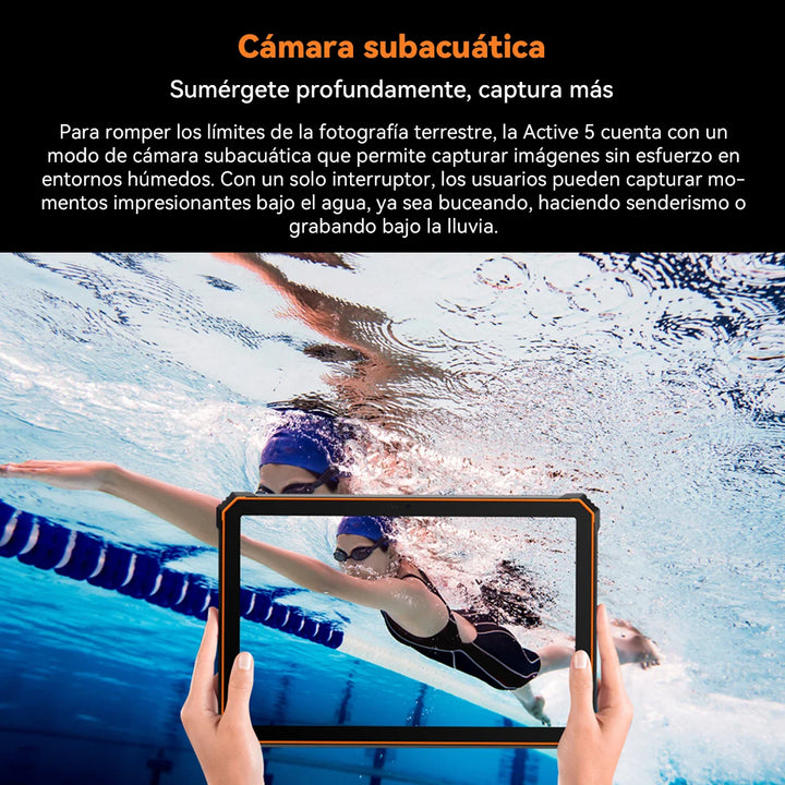 Tableta Resistente Blackview Active 5, Pantalla HD+ de 8.68&