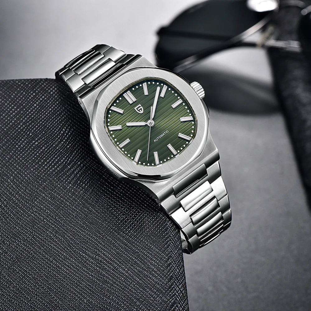 2026 New PAGANI DESIGN 40MM Men's Mechanical Watches Top Brand Luxury Automatic Watch For Men Luminous Waterproof AR Sapphire Mirror Stainless Steel Man Gift Clock