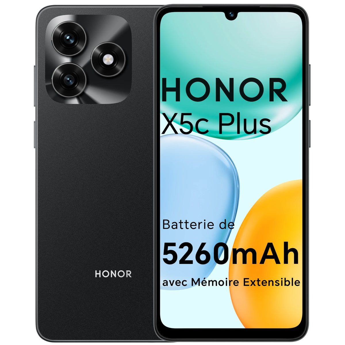 Smartphone Honor X5C Plus Dual SIM NFC, batería de 5260 mAh, pantalla Comfort de 6,74 pulgadas a 90 Hz, cámara de 50 megapíxeles, Android 15, microSD expandible hasta 1 TB