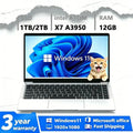 NUEVA Laptop 2026 Windows 11 Intel ATOM X7 A3950 12GB RAM 512GB 1TB SSD 1920*1080 Computadora PC para Oficina y Estudio