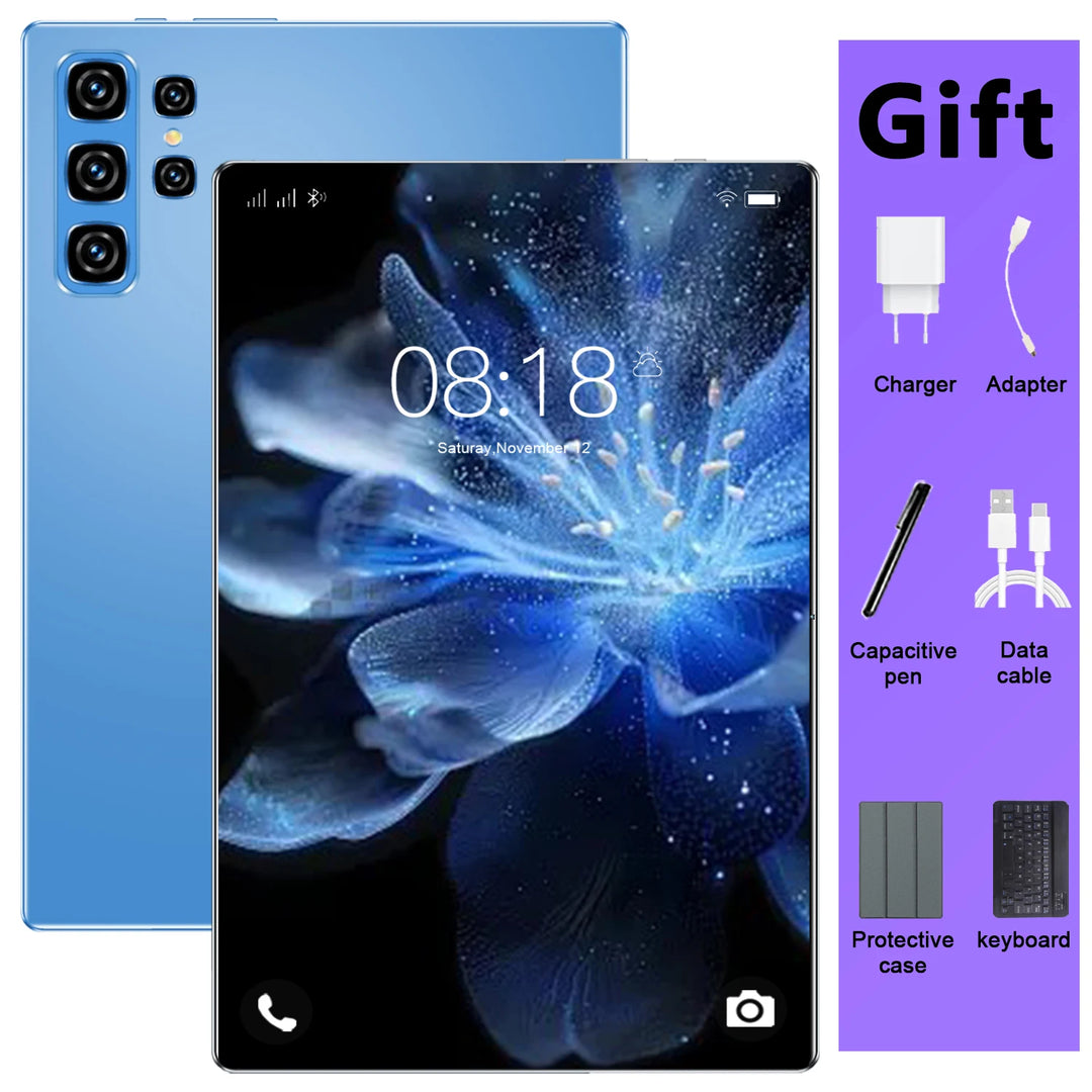 Tablet Android 13, 16 GB de RAM + 1 TB de ROM, 5G, 20000 mAh, 10.36 pulgadas, 14 núcleos, WiFi global, doble SIM, cámara de 16+32 MP, tablet para oficina