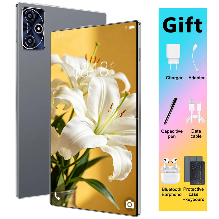 Tablet Android 13, 16 GB de RAM + 1 TB de ROM, 5G, 20000 mAh, 10.36 pulgadas, 14 núcleos, WiFi global, doble SIM, cámara de 16+32 MP, tablet para oficina