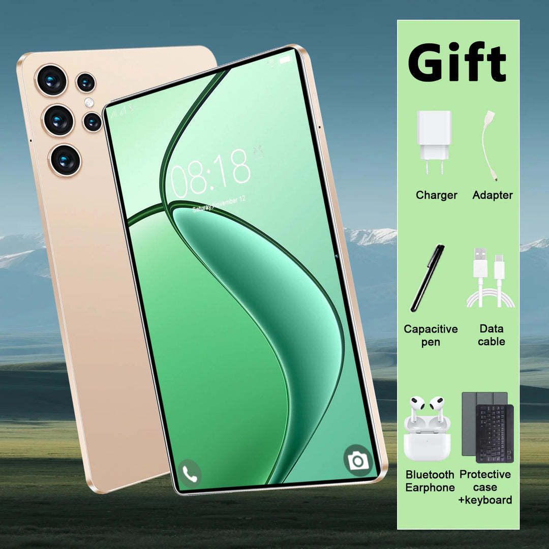 Tableta de gama alta 2026 con pantalla 4K de 10,36 pulgadas, procesador de alto rendimiento de 14 núcleos, Snapdragon 8 Gen2 de última generación, sistema operativo Android 13 con soporte para varios idiomas, memoria ampli