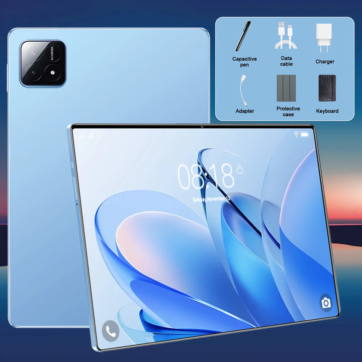 Tablet PC de 10.36 Pulgadas con Envío Rápido desde el Extranjero, Android 13, CPU de 10 Núcleos, 16GB+1TB de Almacenamiento, Batería de 12000mAh de Bajo Consumo, Doble SIM 5G y WiFi Fluido, Cámaras Nítidas para Videolla