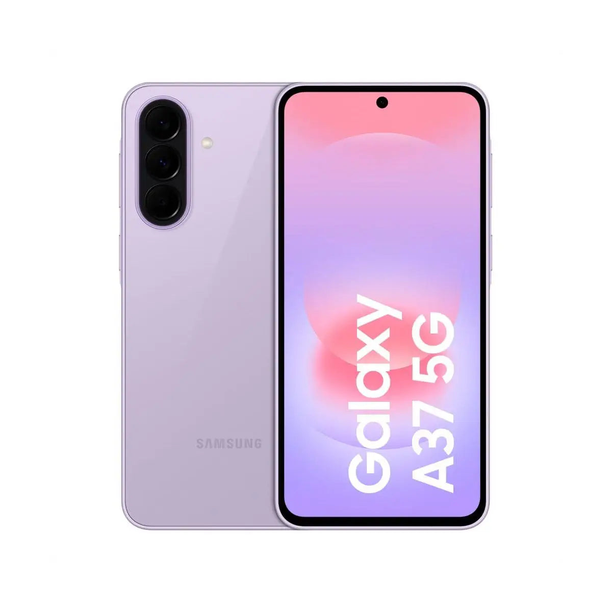 Samsung Galaxy A37 Pantalla Super AMOLED de 6,7”, batería de 5000 mAh, carga rápida de 45 W, funciones de IA, smartphone Android 5G, cargador incluido, versión global