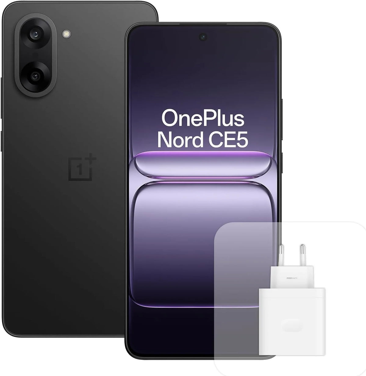 Smartphone OnePlus Nord CE5, 8GB de RAM, 128/256GB de almacenamiento, pantalla AMOLED de 6,77" a 120Hz, cámara de 50MP con OIS, batería de 5200mAh, con cargador de 80W
