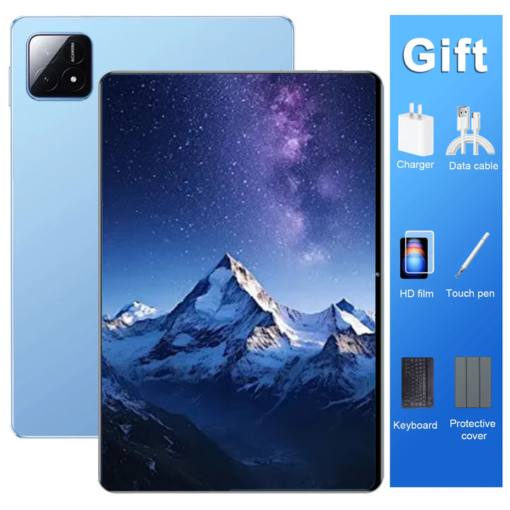 Tableta 5G con Android, pantalla de 10,36 pulgadas, batería de 20000 mAh, cámara dual de 16+32 MP, doble SIM, 16 GB de RAM, 1 TB de ROM, WiFi, Android 13, procesador de 14 núcleos, GPS, ideal para estudiar.