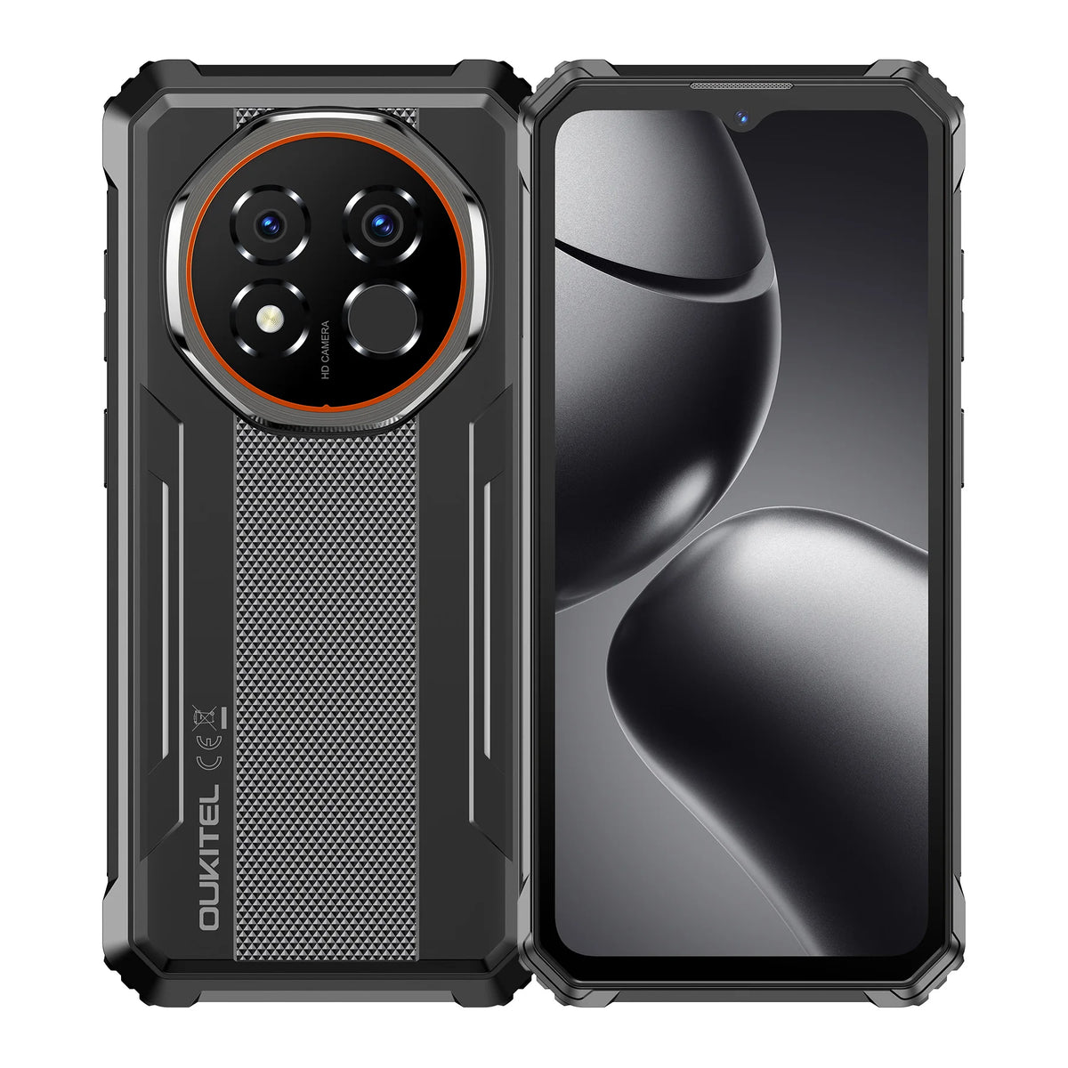 OUKITEL G6 Smartphone Resistente Desbloqueado - 16GB+128GB/256GB, 1TB TF, Pantalla HD de 6.52”, IP68/IP69K, Teléfono Android 16 Resistente, Batería de 10600mAh, 16MP