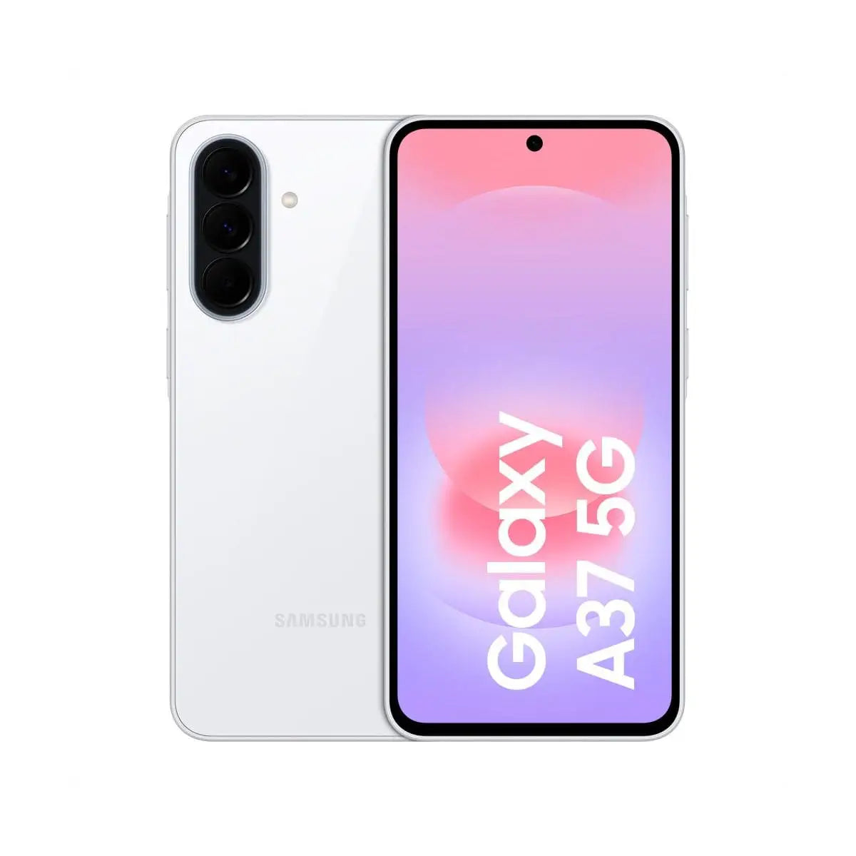 Samsung Galaxy A37 Pantalla Super AMOLED de 6,7”, batería de 5000 mAh, carga rápida de 45 W, funciones de IA, smartphone Android 5G, cargador incluido, versión global