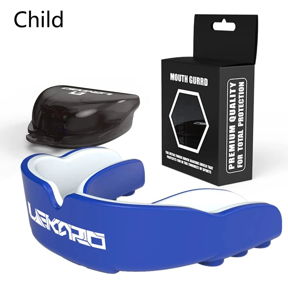 Protector bucal profesional para entrenamiento de lucha para adultos, protección dental, boxeo, deportes, Mma, Muay Thai, protector bucal de lucha para niños