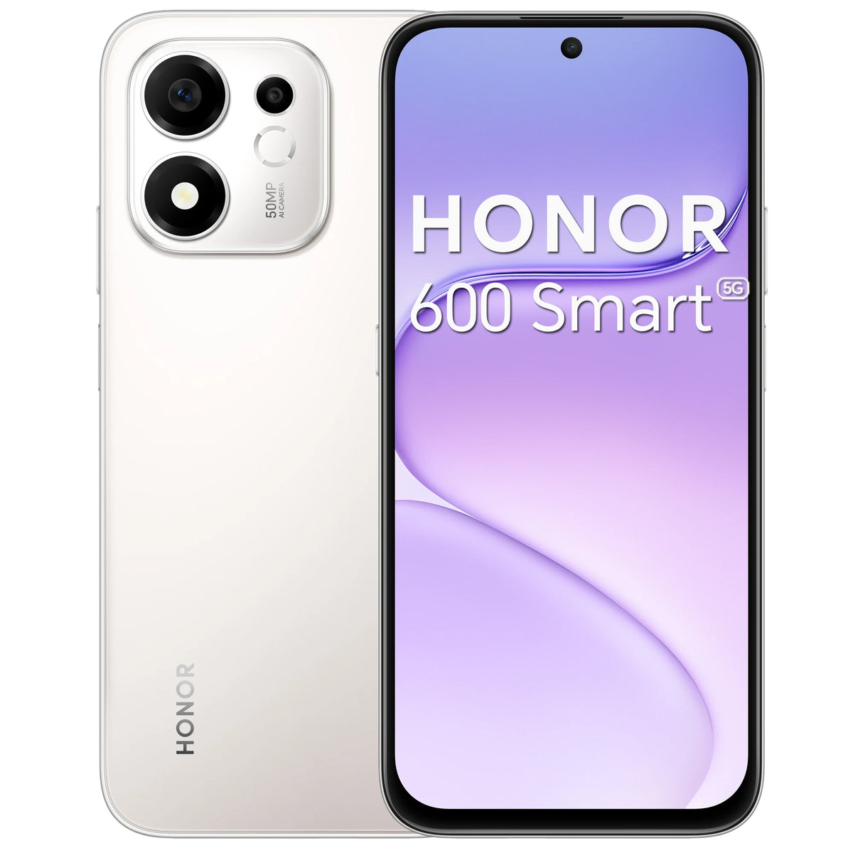 Smartphone HONOR 600 Smart 5G, batería de 7700 mAh, carga rápida SuperCharge de 45 W, procesador Snapdragon 4 Gen4, MagicOS 10, pantalla de 6,87 pulgadas, cámara trasera de 50 megapíxeles