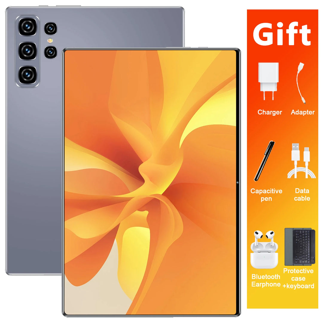 Tableta Android de 10.36 pulgadas, con función de llamada telefónica, Android 13, 16 GB + 1 TB, procesador de 14 núcleos, batería de 20000 mAh, Bluetooth, ideal para estudiar, jugar, trabajar en la oficina, con doble SIM,