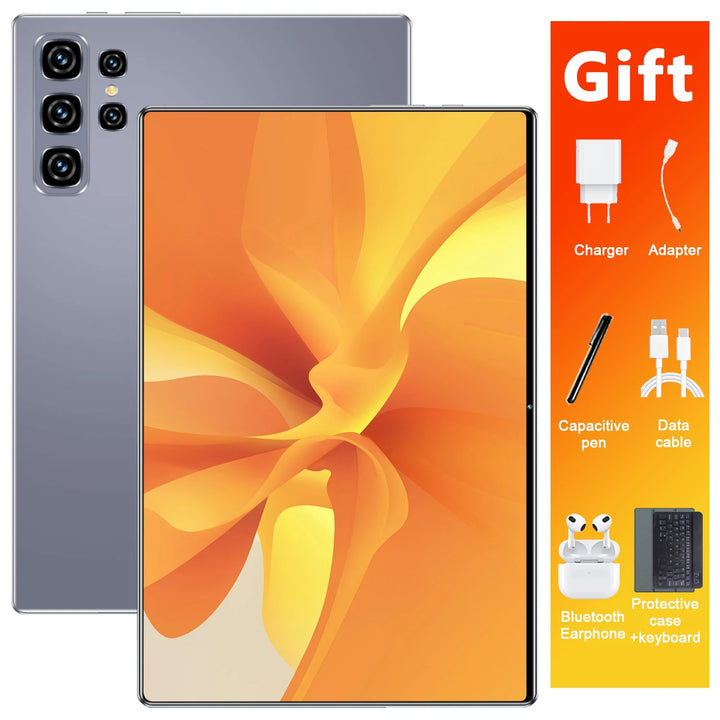 Tableta Android de 10.36 pulgadas, con función de llamada telefónica, Android 13, 16 GB + 1 TB, procesador de 14 núcleos, batería de 20000 mAh, Bluetooth, ideal para estudiar, jugar, trabajar en la oficina, con doble SIM,