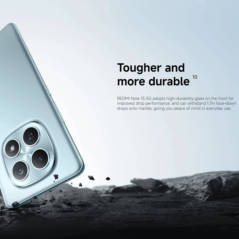 Smartphone Xiaomi Redmi Note 15 5G Versión Global 6.77'' AMOLED 120Hz Cámara 108MP Batería 5520mAh NFC Snapdragon 6 Gen 3