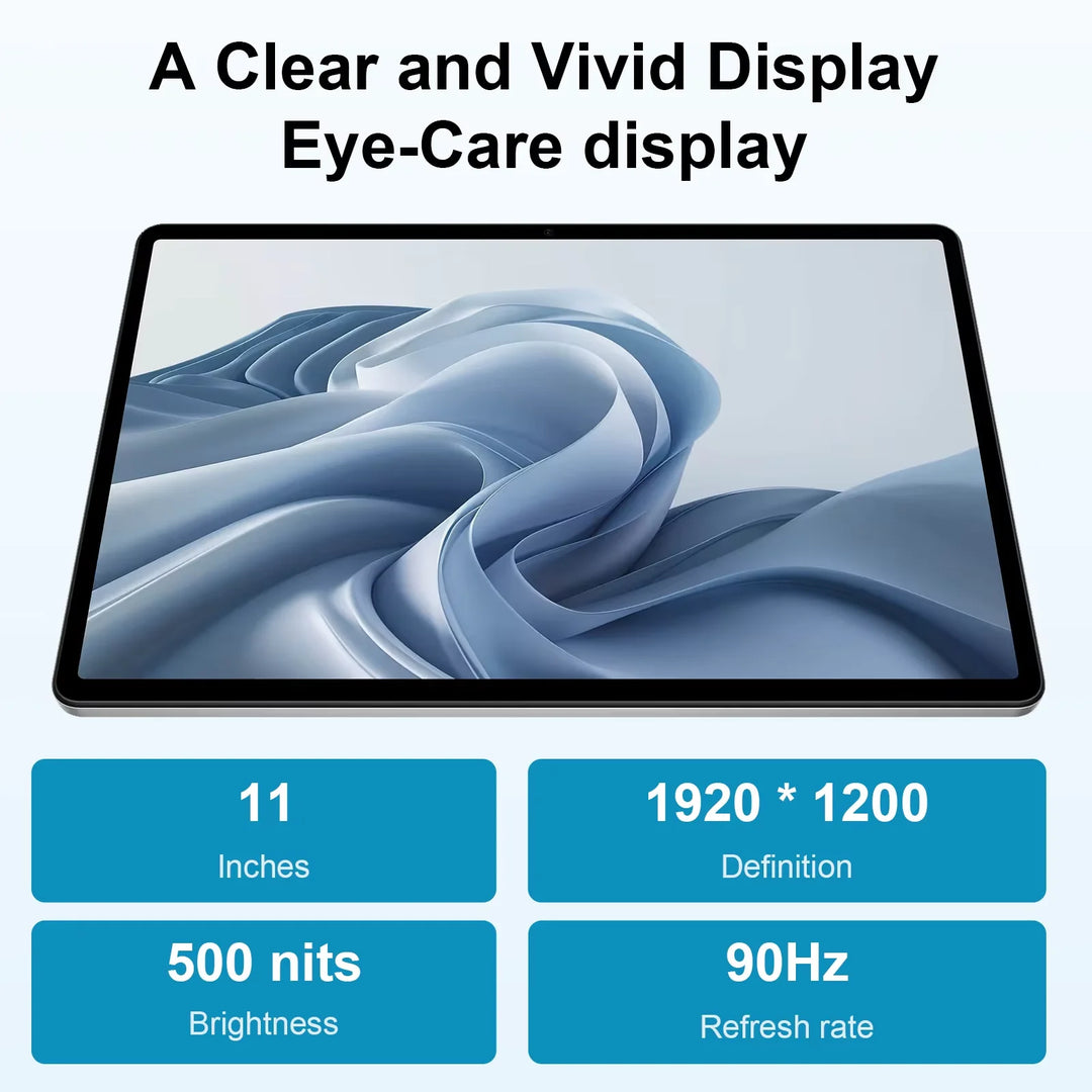 Versión global de la tableta OPPO Pad SE, 4 GB de RAM, 128 GB de almacenamiento, pantalla LCD de 90 Hz, procesador MediaTek Helio G100, resolución de 1920x1200, batería de 9340 mAh, reconocimiento facial.
