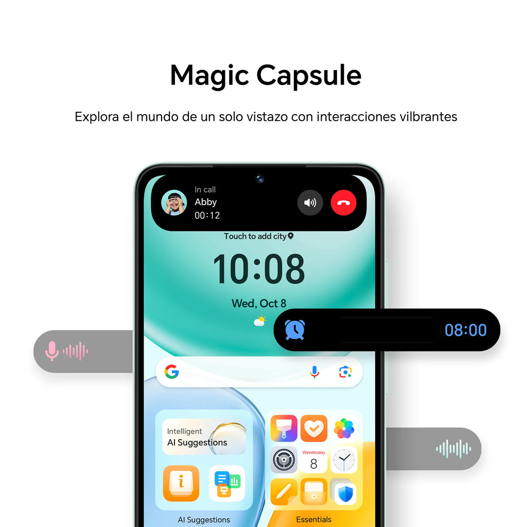 HONOR X5c Plus, Smartphone 4G, Dual SIM, Pantalla brillante y dinámica de 6.74" a 90Hz, Batería de larga duración de 5260mAh, Cámara ultra nítida de 50MP, Android 15
