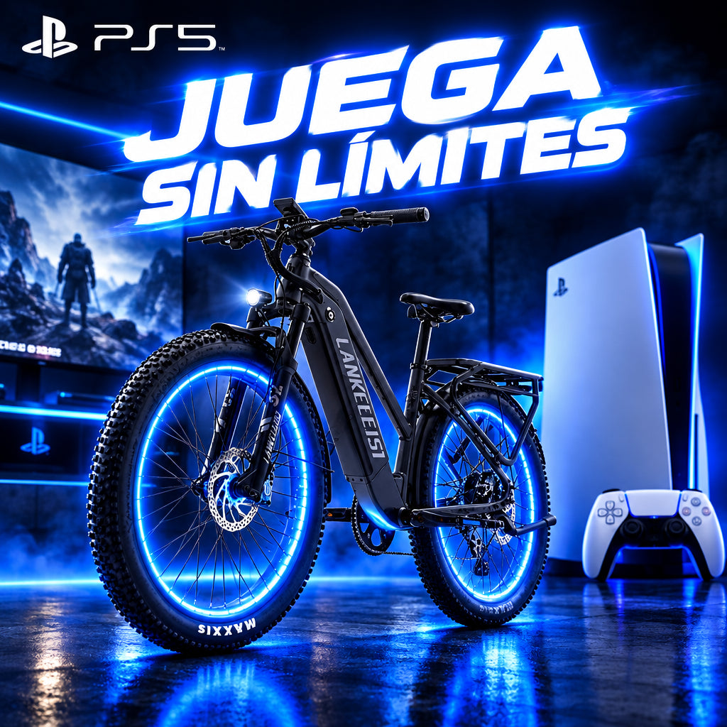 Bicicleta eléctrica de trekking Lankeleisi MX600PRO 500W 48V 20AH 27.5" Bicicleta eléctrica urbana de 20Ah