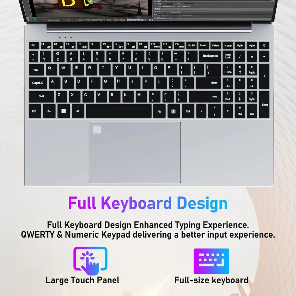 Computadora Portátil Xiaman de 15.6 Pulgadas con Intel Core I3 6100U, Windows 11 Pro, 16 GB de RAM, 512 GB/1 TB SSD, Notebook Portátil para Oficina y Estudio