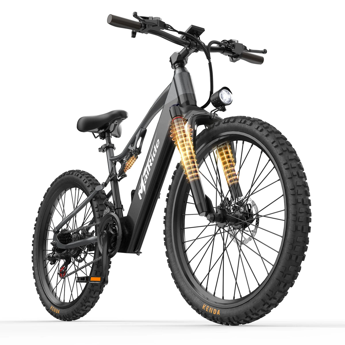 Bicicleta eléctrica de montaña Xt90, motor de alto torque de 75 N.m, batería de 48 V 20 Ah, 21 velocidades, doble suspensión, neumáticos de 26"x2.6", autonomía de 100 km, bicicleta eléctrica para adultos con NFC
