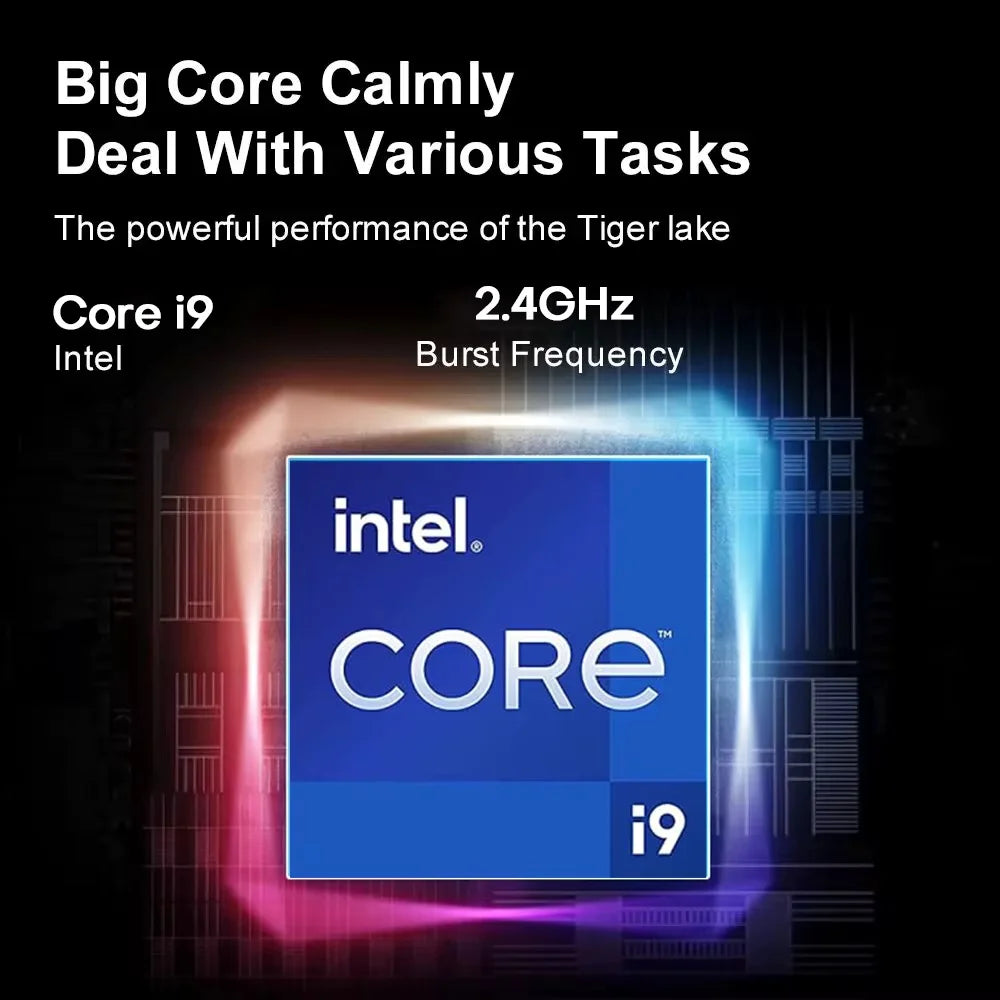 Portátil i9 con Windows 11, pantalla de 15.6 pulgadas, desbloqueo por huella dactilar, Intel Core i9 10980HK, 16GB de RAM, 1TB/2TB SSD, portátil para oficina y juegos.