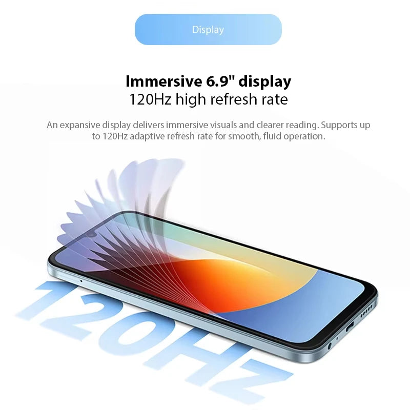 Xiaomi Redmi A7 Pro Versión Global Teléfono NFC Pantalla de 6.9 pulgadas 120Hz HyperOS 3 Octa Core Batería de 6000mAh Teléfono móvil