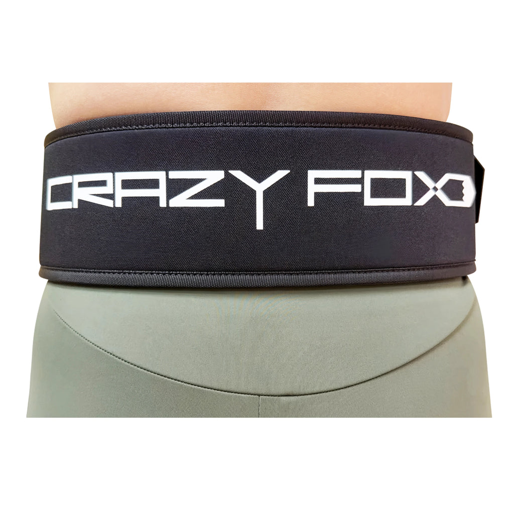Crazyfox-Cinturón de levantamiento de pesas para gimnasio, curva ajustable, soporte Lumbar acolchado para espalda, mancuerna en cuclillas, entrenamiento de fuerza para Fitness
