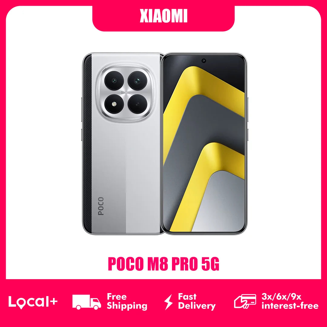 POCO M8 Pro 5G NFC Smartphone 8GB 256GB 12GB 512GB 6500mAh Battery 50MP Camera