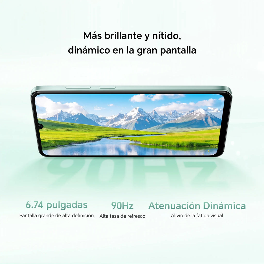 HONOR X5c Plus, Smartphone 4G, Dual SIM, Pantalla brillante y dinámica de 6.74" a 90Hz, Batería de larga duración de 5260mAh, Cámara ultra nítida de 50MP, Android 15