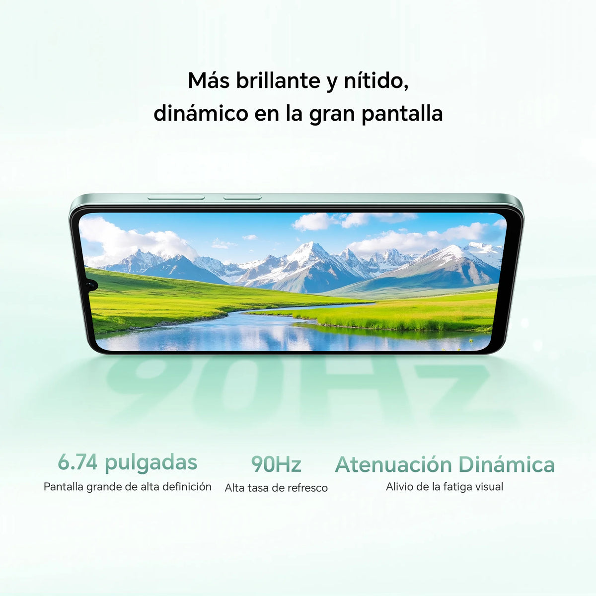 HONOR X5c Plus, Smartphone 4G, Dual SIM, Pantalla brillante y dinámica de 6.74" a 90Hz, Batería de larga duración de 5260mAh, Cámara ultra nítida de 50MP, Android 15
