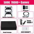 Consola de videojuegos retro R3 PRO sistema Batocera 500GB 3865U más de 70 000 juegos para Wii PS2 PSP Saturn GameCube N64 mando inalámbrico