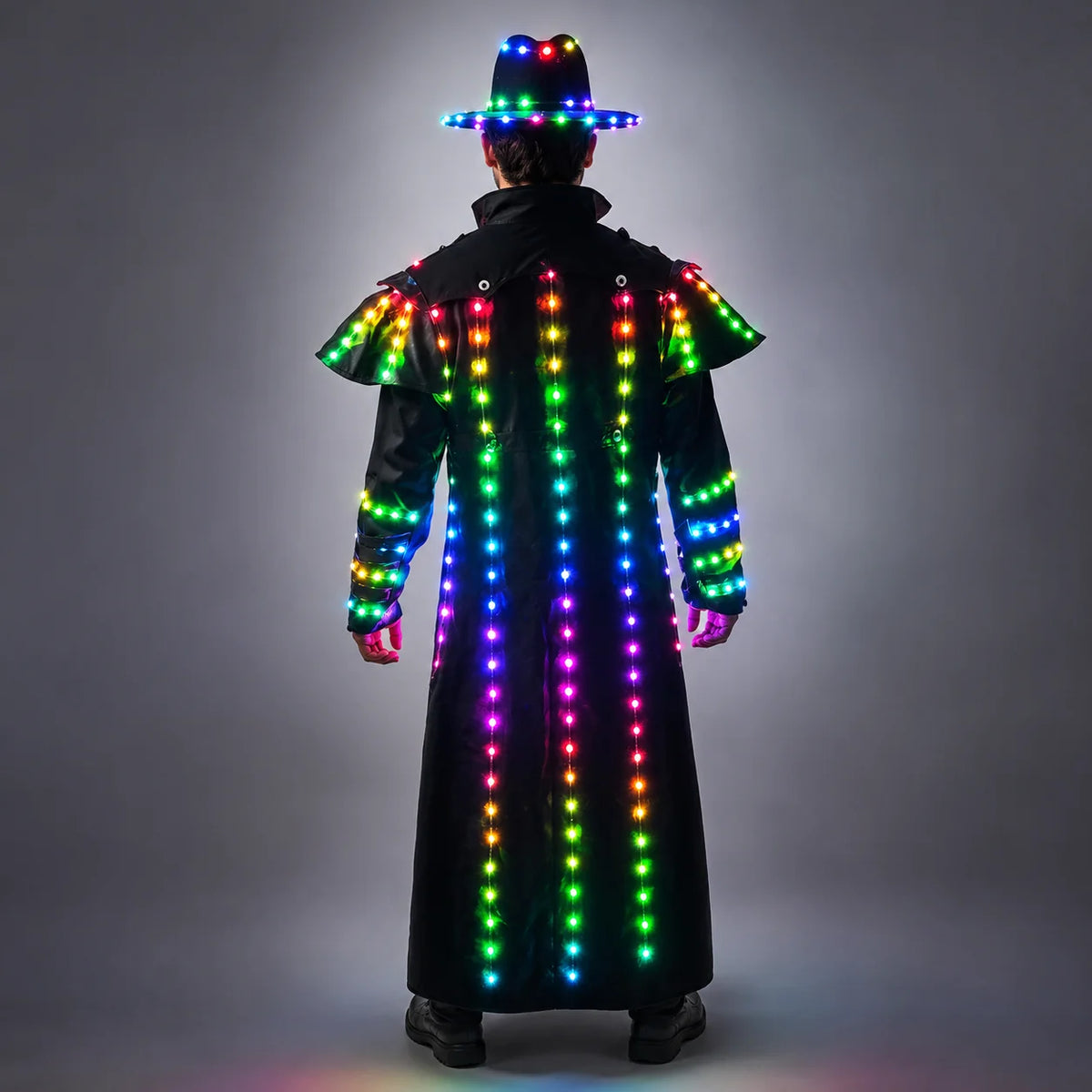 Traje de Robot LED para Escenario, Chaqueta de Bailarín, Disfraz de Cosplay para Fiesta Nocturna, Baile Masculino