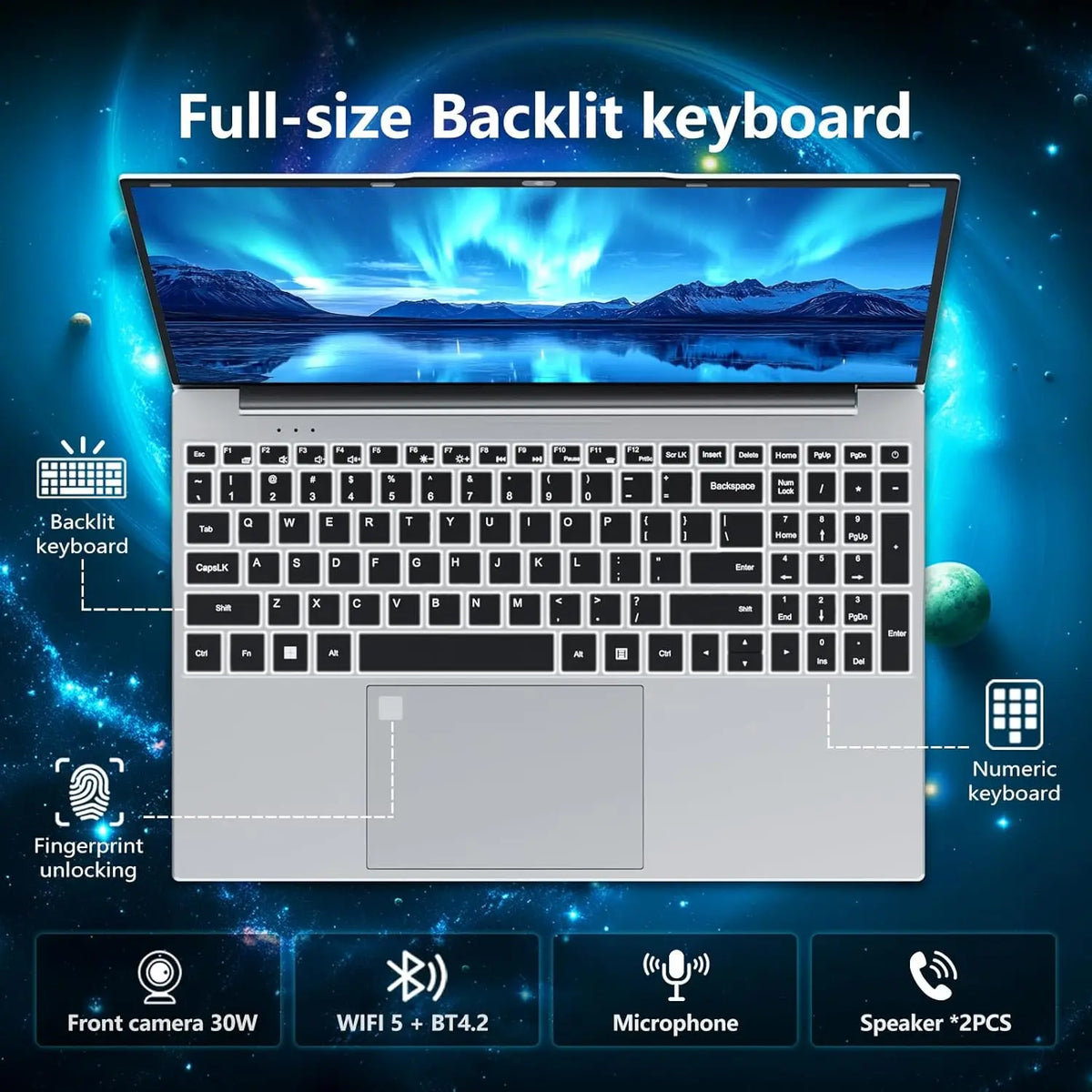 15.6“ Gaming Laptop Computer Intel i9 10980HK i3 6100 Laptop PC Gamer 16GB RAM 1TB 2TB SSD Fingerprint Unlock Notebook PC with Backlight