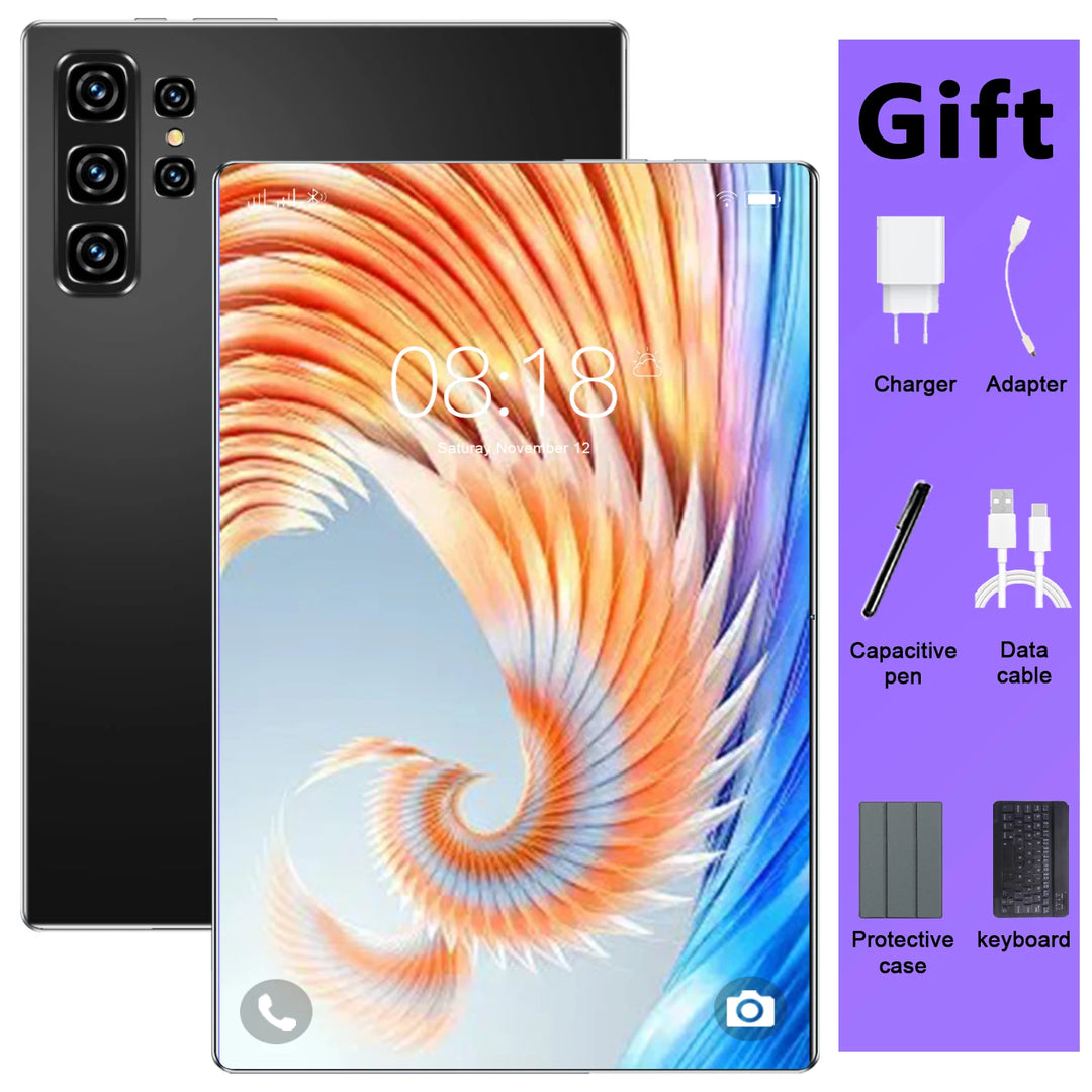 Tablet PC de 10.36 pulgadas con Android 13.0, Google Play, 5G, cámara dual, 14 núcleos, 20000 mAh, doble tarjeta SIM, Bluetooth, Wi-Fi, 16 GB + 1 TB de ROM