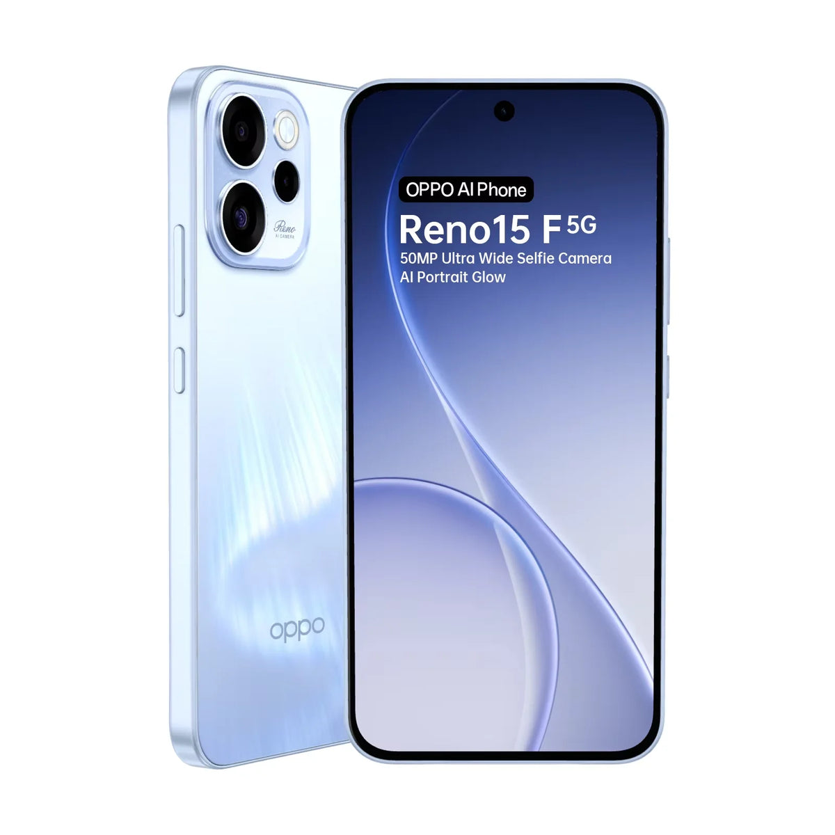 Teléfono inteligente con especificaciones de la UE OPPO Reno15 F 5G 8GB+256GB Azul, ColorOS 16.0, Snapdragon 6 Gen 1, 6500mAh, 80W, 6.57 pulgadas, 2372*1080 píxeles OnePlus