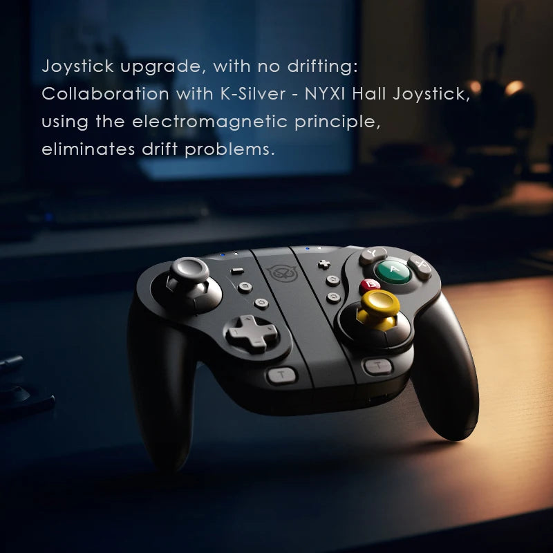 Mando inalámbrico NYXI Wizard para Switch/OLED con joystick de efecto Hall y Turbo