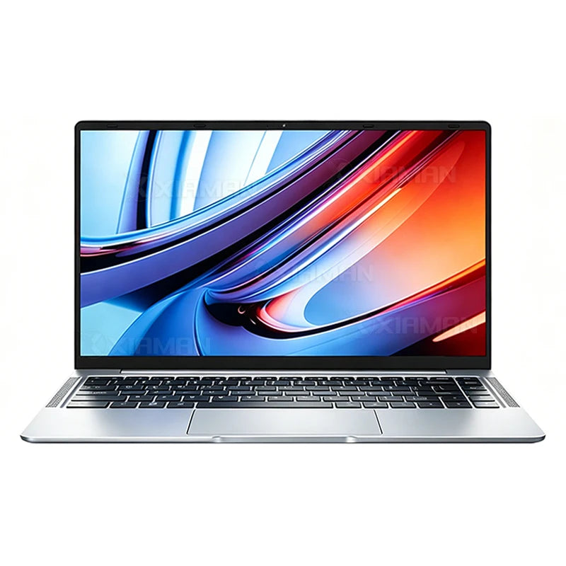 Computadora Portátil Xiaman con Pantalla HD de 14.1 Pulgadas, Windows 11 Pro, Intel Atom A3950, Ligera, para Oficina y Estudio
