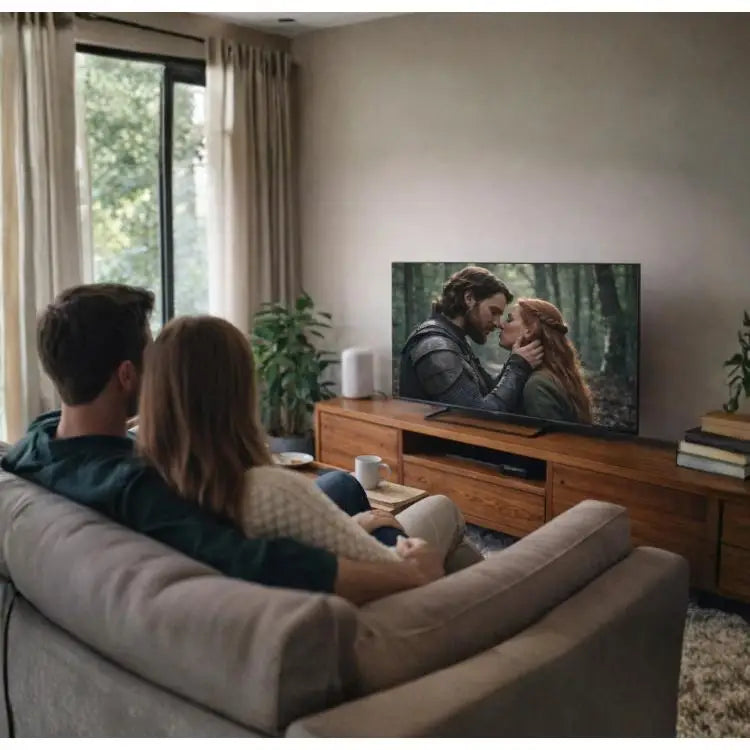 Smart Tv 40 Inch Full Hd Majestic Fl40Vdc Fhd V1 Frameless Vidaa Central Base Wi-Fi 3Xhdmi Black