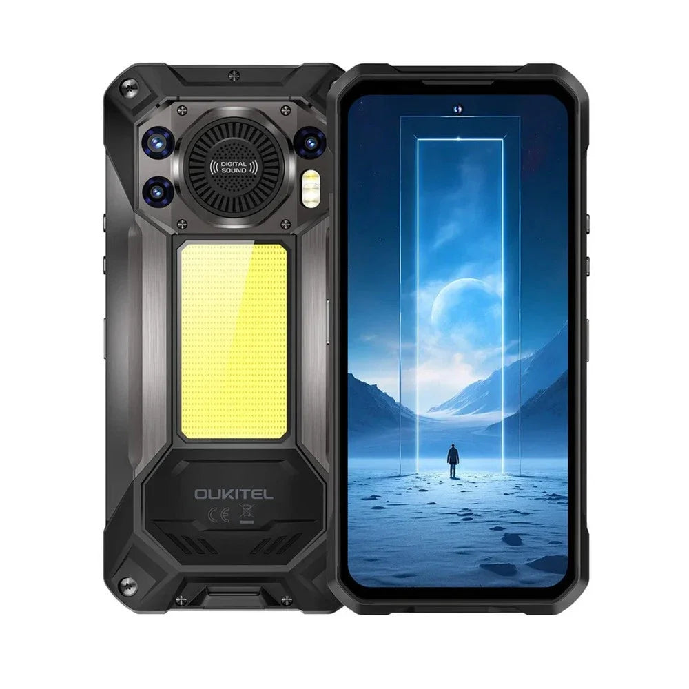 OUKITEL WP61 5G, Teléfono resistente con Android 16 desbloqueado, pantalla de 6,78 pulgadas, 36 GB de RAM + 512 GB de ROM/TF, batería de 20000 mAh/45 W, cámara de 108 MP, IP68/IP69K